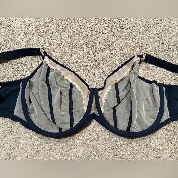 Elomi Sadie Underwire Balcony Bra 4430 Black US Size 42I - Picture 4 of 9